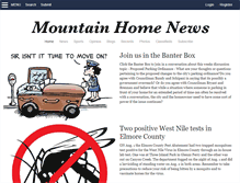 Tablet Screenshot of mountainhomenews.com